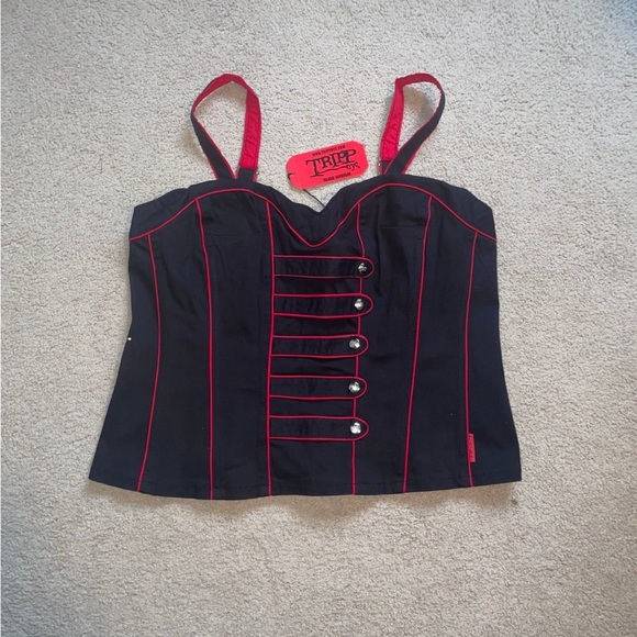 NWT Tripp NYC Band Corset Red  size 2X - Picture 1 of 2
